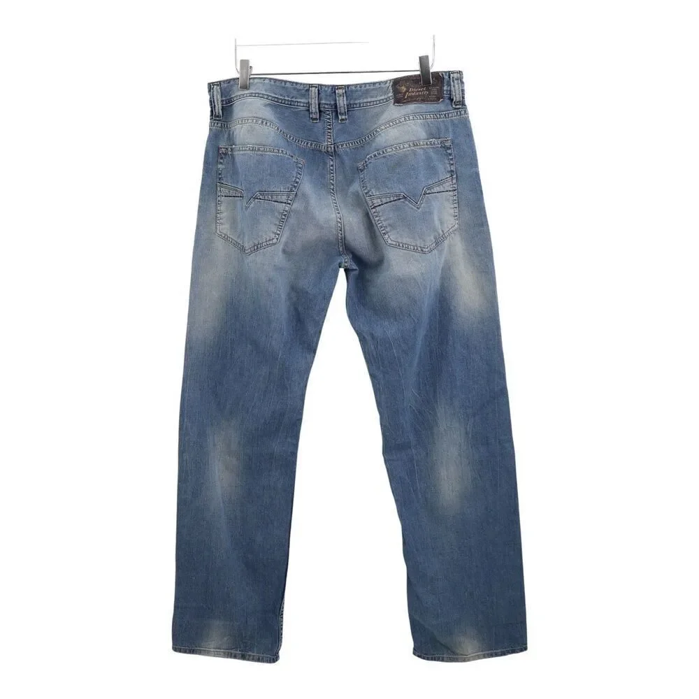Diesel Larkee Relaxed Blue Regular Comfort Straight Jeans Mens Size 36 x 32